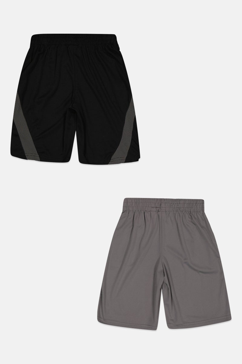 Body Glove Kids Boy 2 Piece Sportswear Fit Training Shorts, Multicolor - Image 2